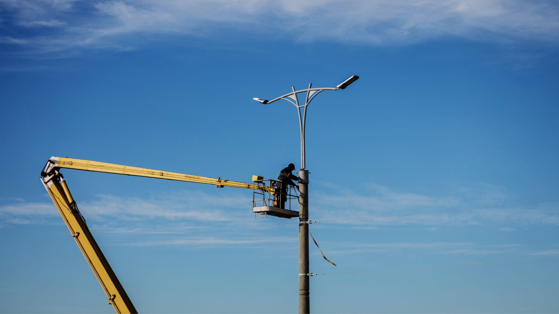 Fixing the street lights